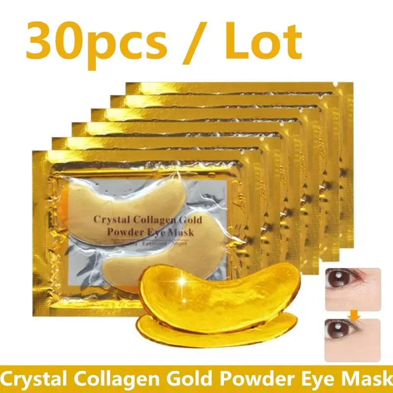 Whitening Powder Activated - Kristal Kollajen Altın Tozu Göz Maskesi