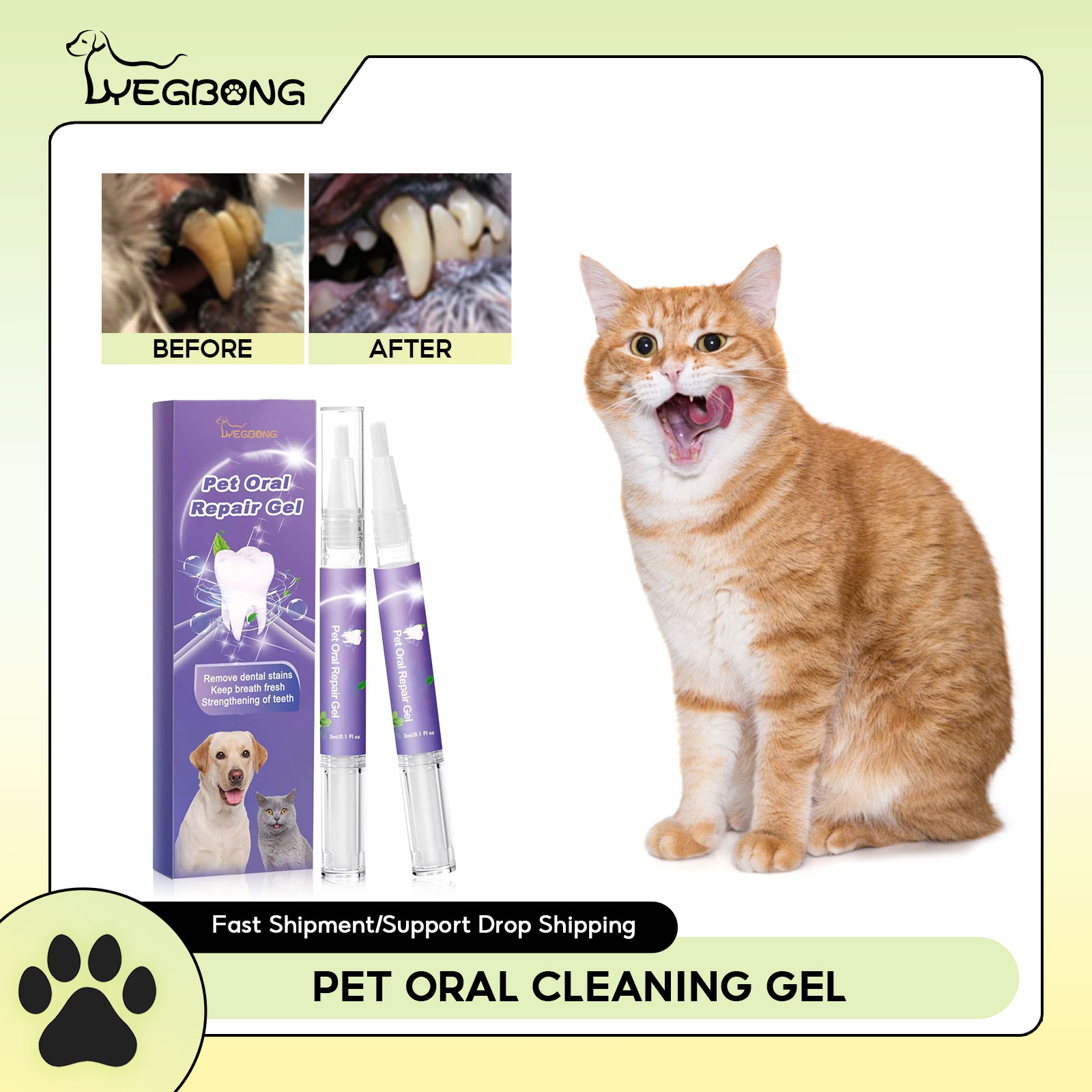 Teeth Whitening Near Me - Pet Oral Onarım Jeli Yavru Tartar