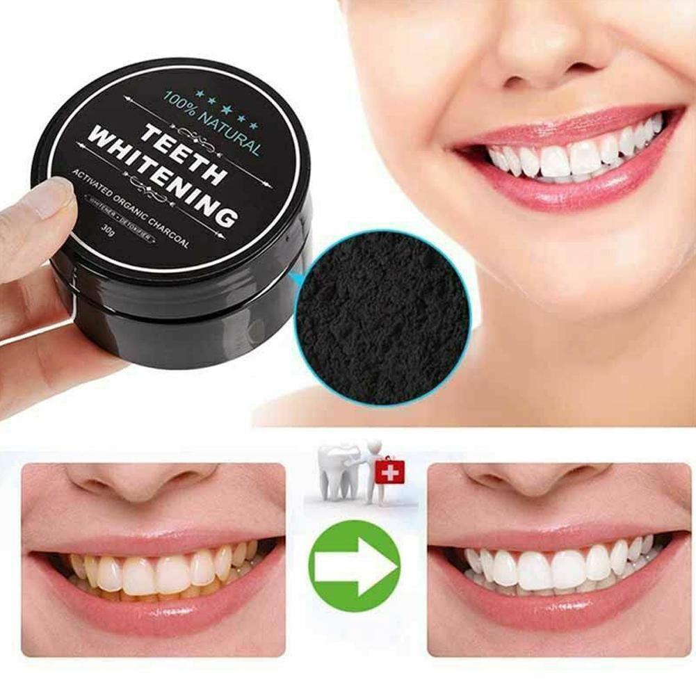 Whitening Powder Activated - Aktif Organik Kömür Tozu Diş Cilası