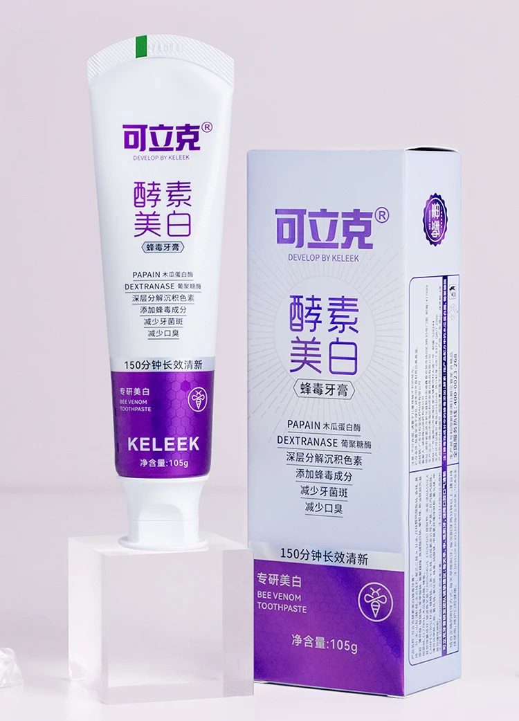 Teeth Whitening Enzymes - 105g KELEEK Enzim Beyazlatıcı Arı Zehiri