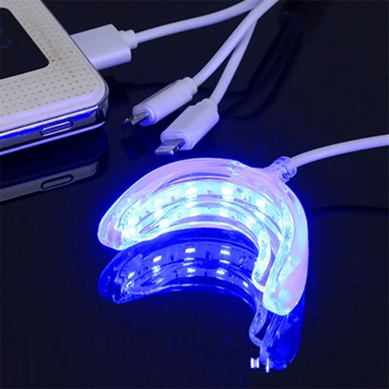 Teeth Whitening With Laser - Diş Beyazlatma Hızlandırıcı Akıllı LED Mavi