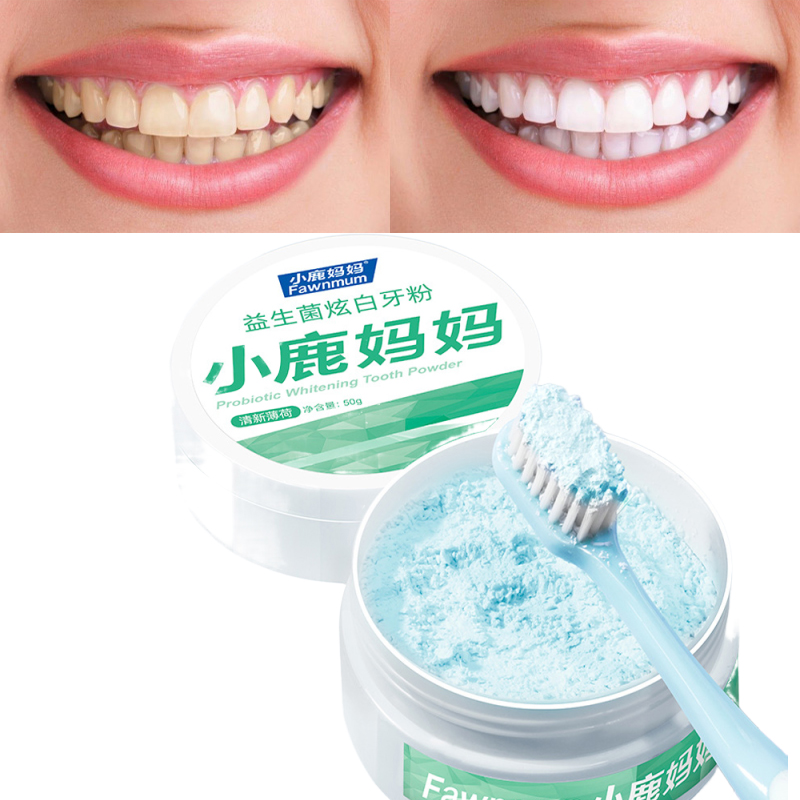 Whitening Powder Activated - Fawnmun 50g Diş Tozu Aktif Probiyotik