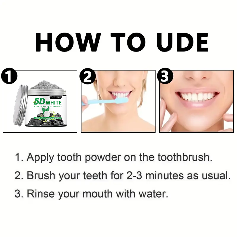 YUlTlKUE 5D Beyaz Aktif Kömür  - Whitening Powder Activated incelemesi ve fiyatı