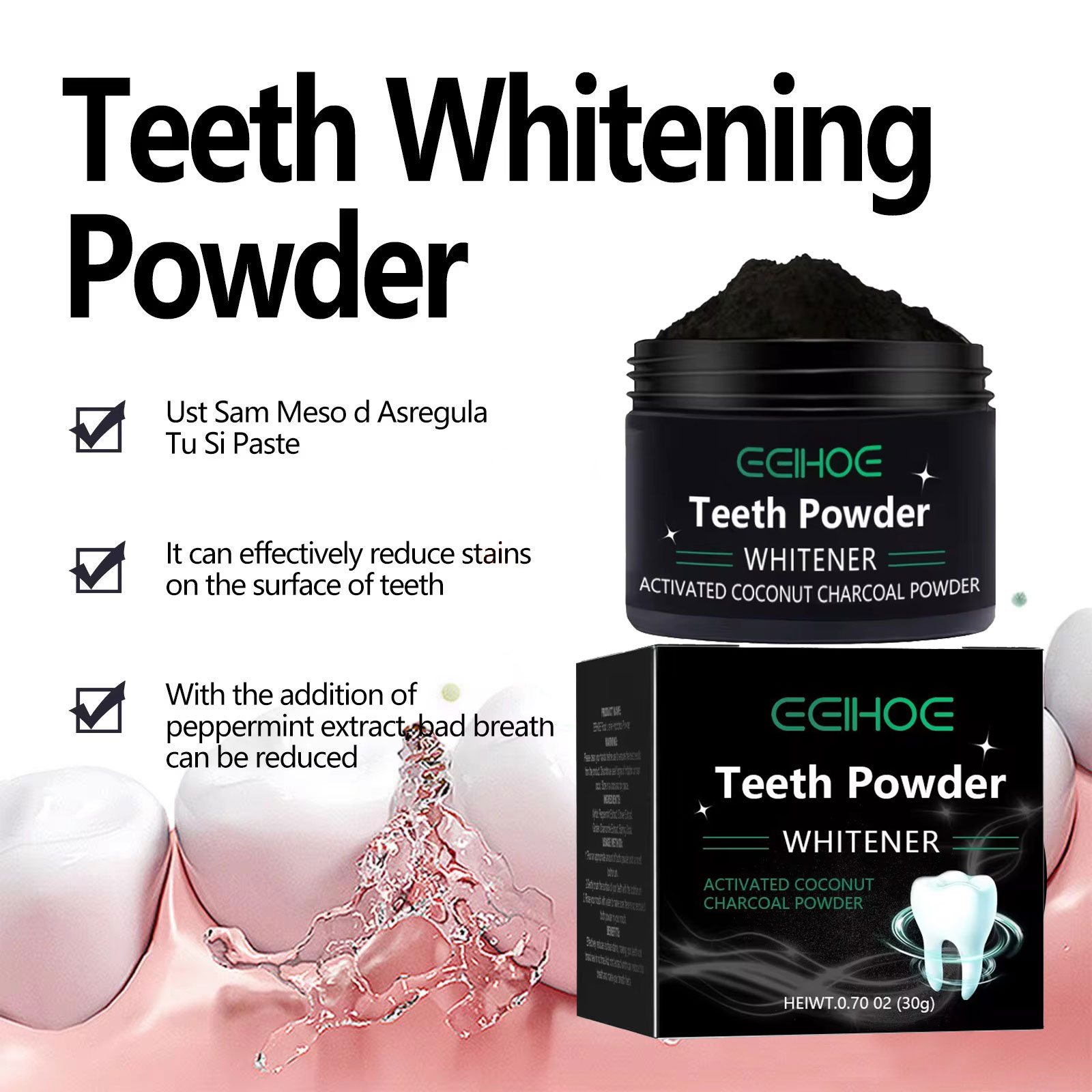 EELHOE Diş Beyazlatma Ürünleri - Whitening Powder Activated incelemesi ve fiyatı